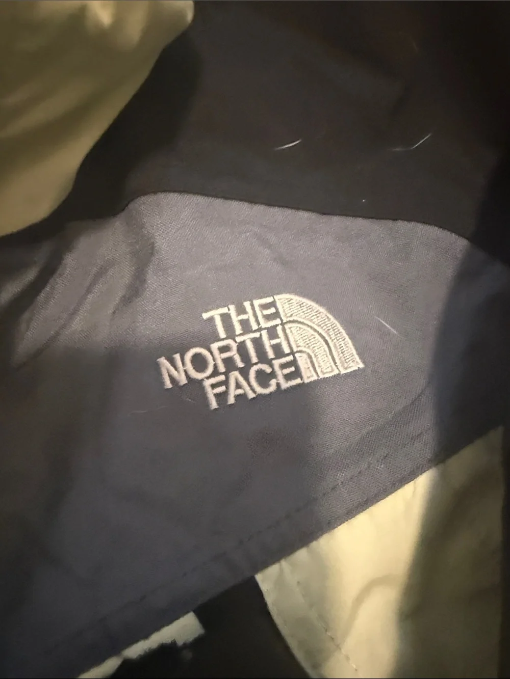 The North Face Men’s Black, Cream & Gray Ski Jacket